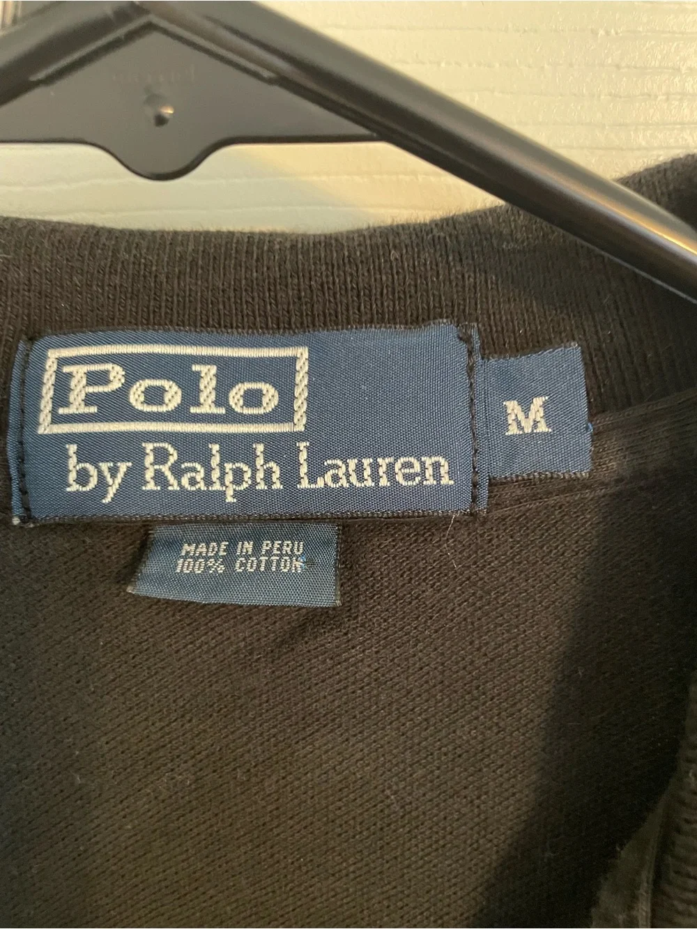 NC State University Ralph Lauren Black Polo